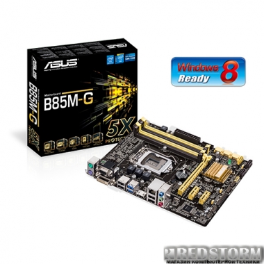 Материнская плата Asus B85M-G (s1150, Intel B85, PCI-Ex16)