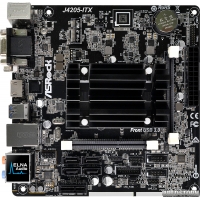 Материнская плата ASRock J4205-ITX (Intel Pentium J4205, SoC, PCI-Ex)