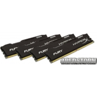 Kingston DDR4-2400 32768MB PC4-19200 (Kit of 4x8192) HyperX Fury (HX424C15FB2K4/32)
