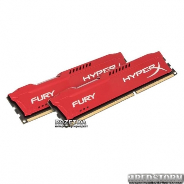 Память Оперативная память HyperX DDR3-1866 8192MB PC3-14900 (Kit of 2x4096) FURY Red (HX318C10FRK2/8)