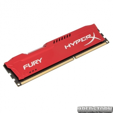 Память Kingston DDR3-1600 8192MB PC3-12800 HyperX FURY Red (HX316C10FR/8)