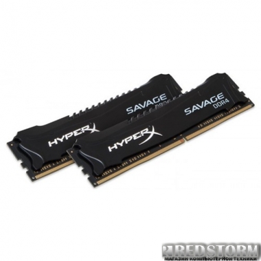 Память Kingston DDR4-2666 32768MB PC4-21300 (Kit of 2x16384) HyperX Savage (HX426C15SBK2/32)