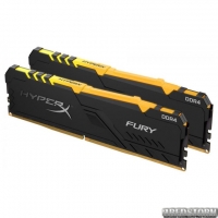 Оперативная память HyperX DDR4-3200 16384MB PC4-25600 (Kit of 2x8192) Fury RGB Black (HX432C16FB3AK2/16)