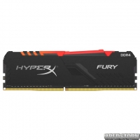 Оперативная память HyperX DDR4-3200 8192MB PC4-25600 Fury RGB Black (HX432C16FB3A/8)