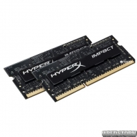 Оперативная память HyperX SODIMM DDR3L-1866 8192 MB PC3-14900 (Kit of 2x4096) Impact (HX318LS11IBK2/8)