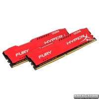Оперативная память HyperX DDR4-3200 16384MB PC4-25600 (Kit of 2x8192) Fury Red (HX432C18FR2K2/16)