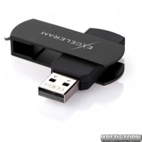 USB флеш накопитель 8Gb Exceleram P2 Series (EXP2U2BB08) Black/Black