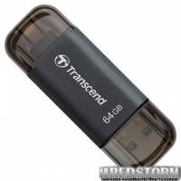 Transcend JetDrive Go 300 Lightning / USB 3.1 64GB Black (TS64GJDG300K)
